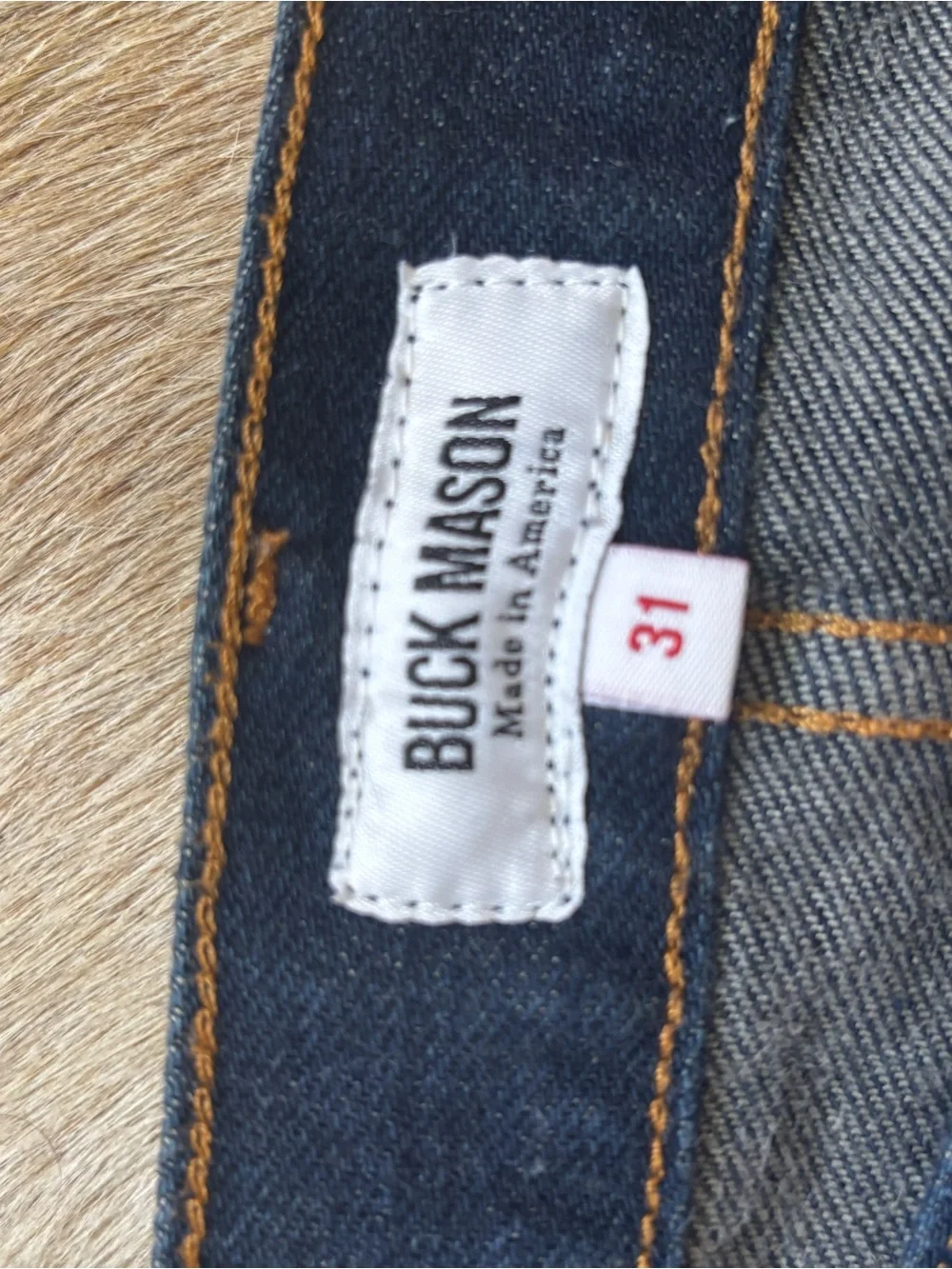 Buck Mason denim sz 31 Straight Jeans